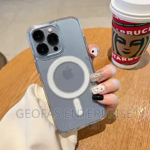 iPhone 13 Pro,14 Pro Magsafe Protective Silicone Clear Case