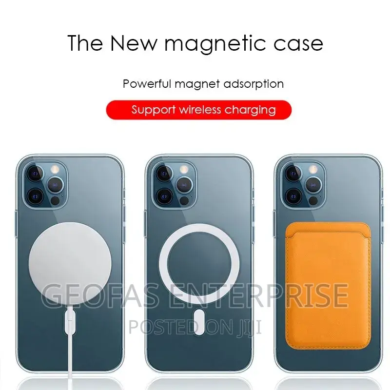 iPhone 13 Pro,14 Pro Magsafe Protective Silicone Clear Case