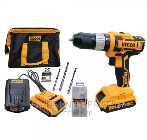 Ingco Lithium-Ion Impact Drill 20V CIDLI2002 With IRON CHUCK in