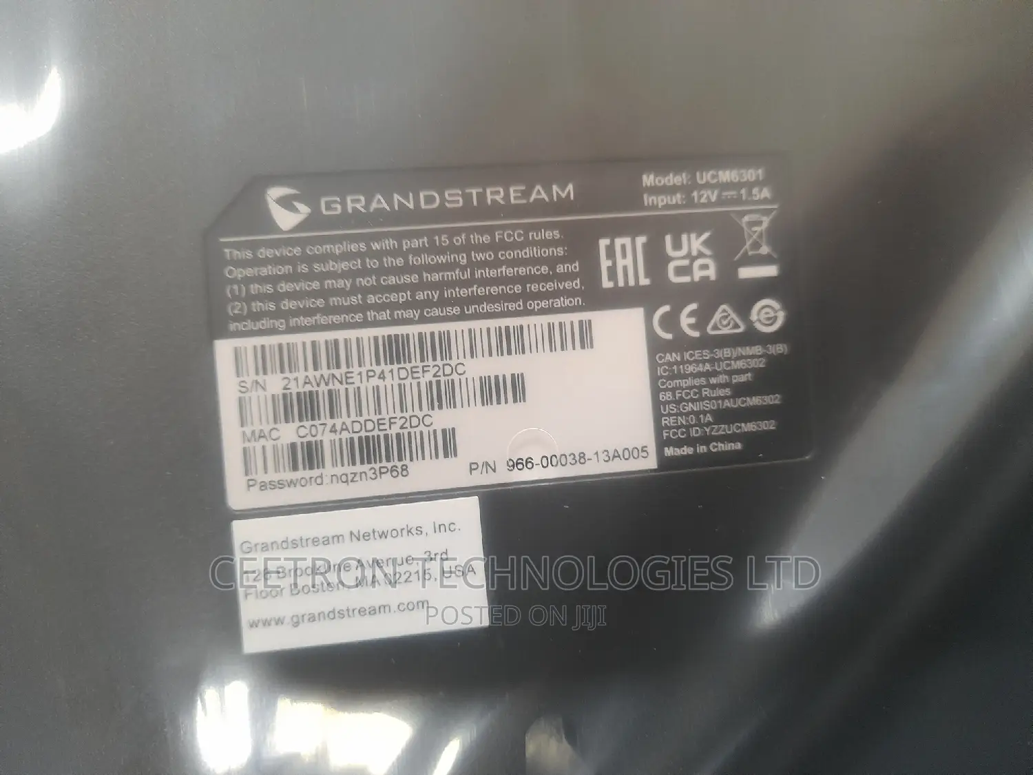 Grandstream Ucm6301