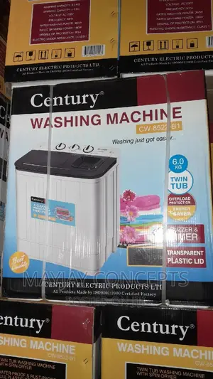 6kg Century Double Washing Machine And Dryers