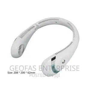 Rechargeable Display Portable Foldable Bladeless Neck Fan
