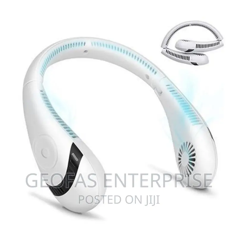 Rechargeable Display Portable Foldable Bladeless Neck Fan