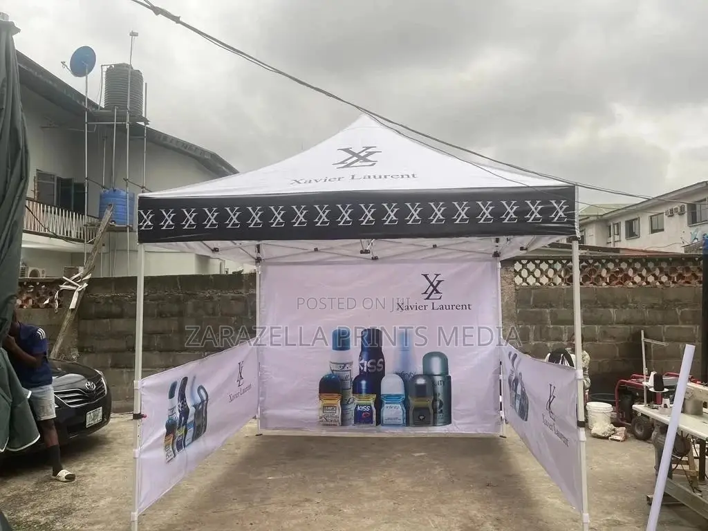 Fully Branded Collapsible Gazebo Production