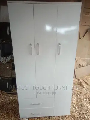 3ft by 6ft White Wardrobe