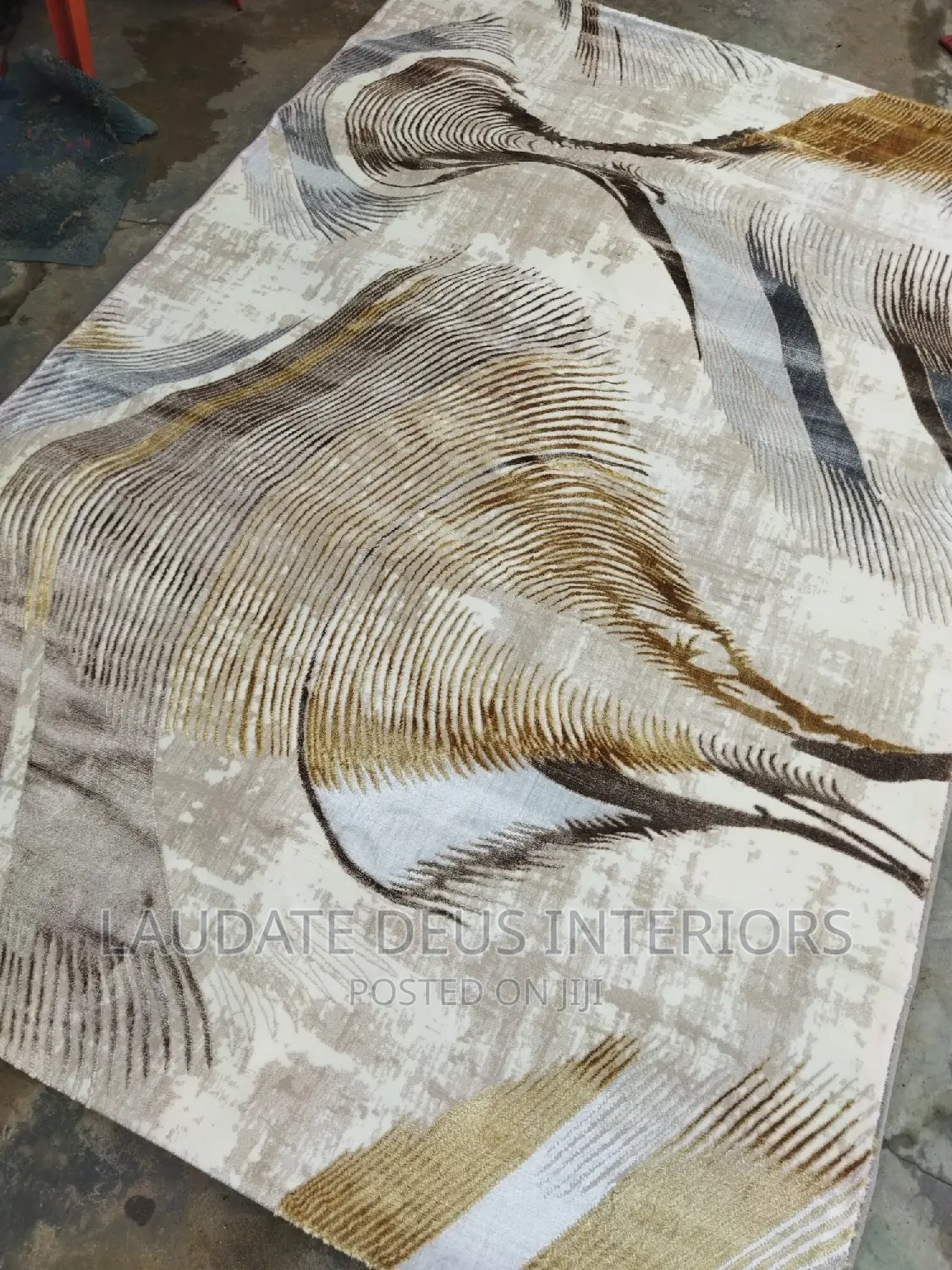 Contemporary 3D Center Rug
