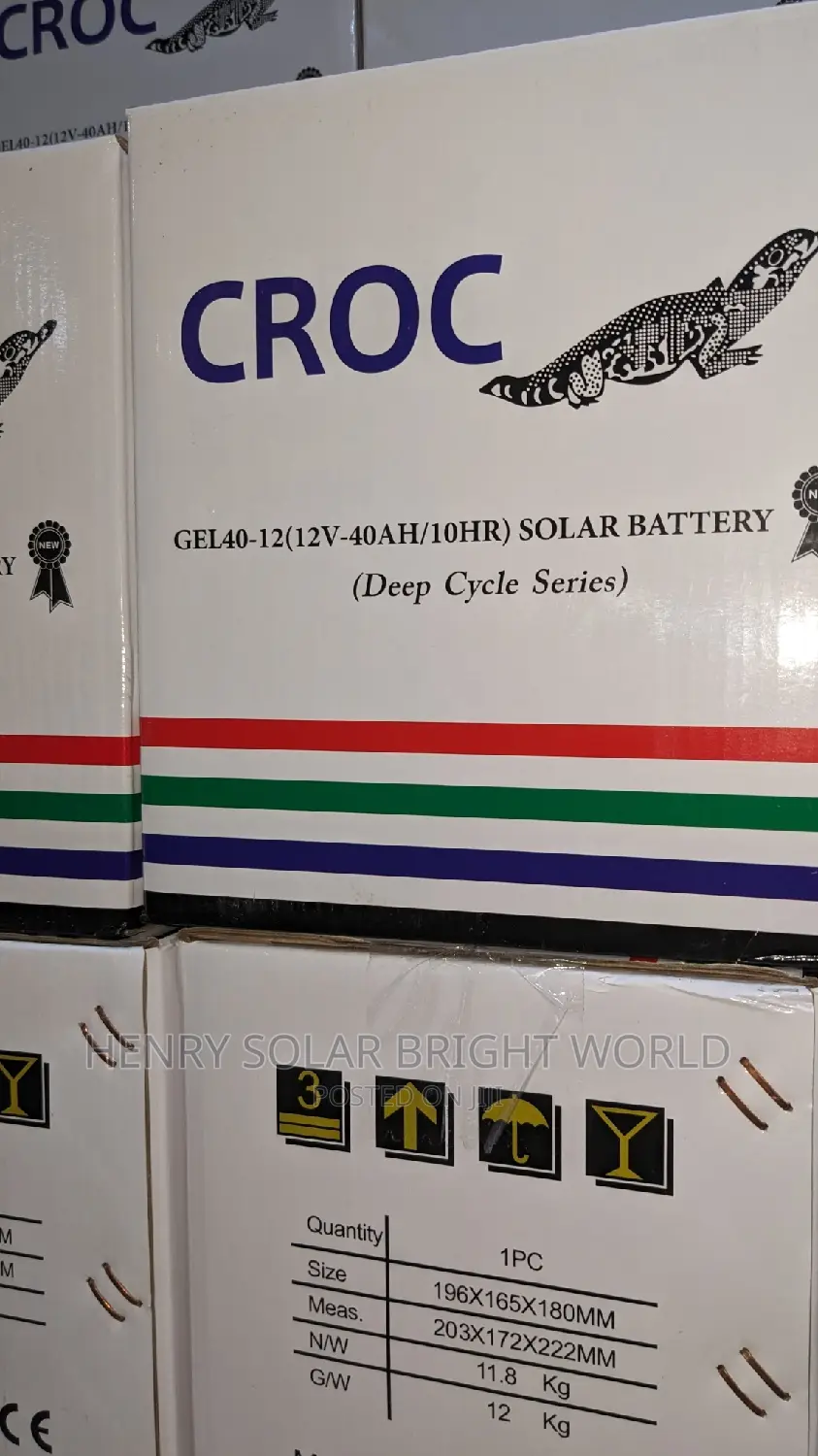 40ah 12v Battery Croc