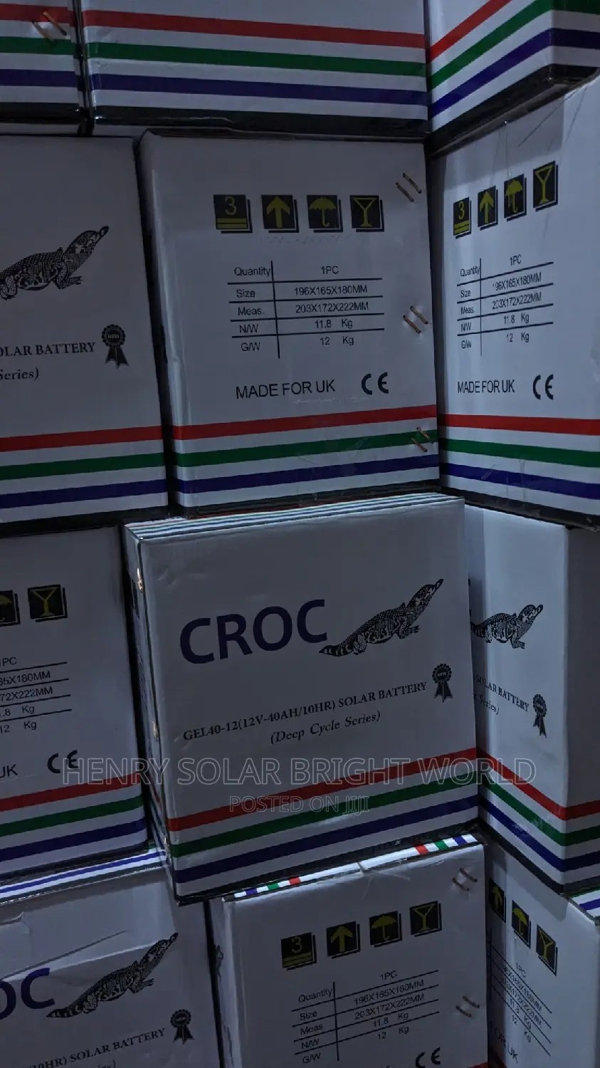 40ah 12v Battery Croc