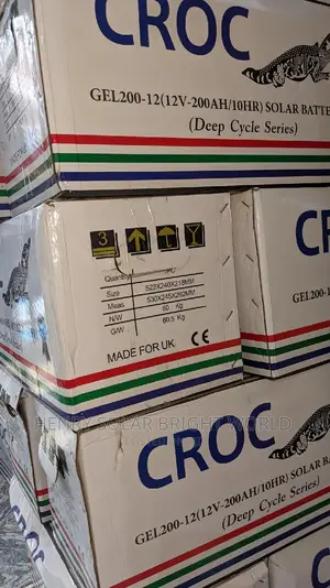 Croc 200ah Gel Battery