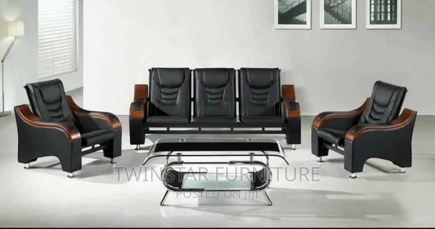 New Modern 5 Seaters Office/Home Sofa Leather Chair