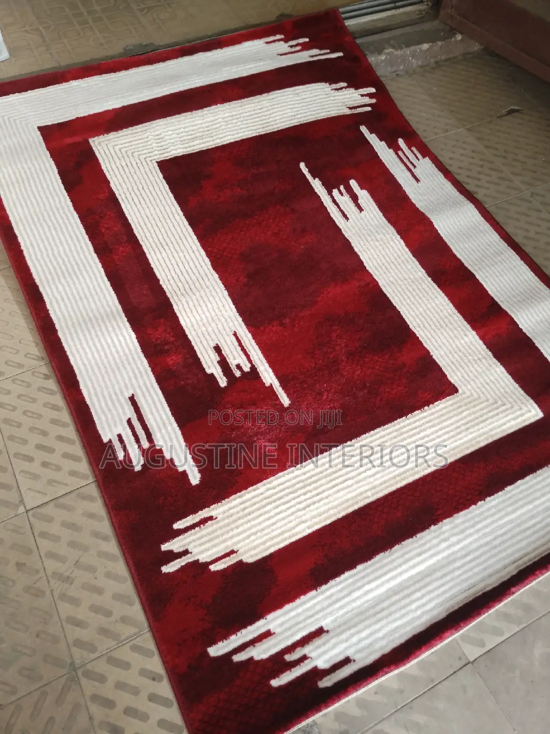 High Quality Turkish Center Rug Carpet Wit Red Background5×7