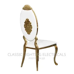 Nordic Luxury Hotel Banquet Stainless Steel Wedding Chair