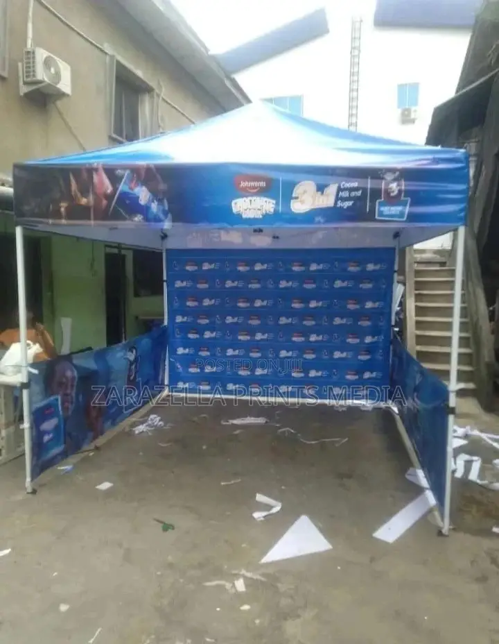 Fully Branded Collapsible Gazebo Production