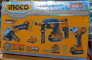 Ingco Cordless Combo Kit Set - 3pcs - 20v