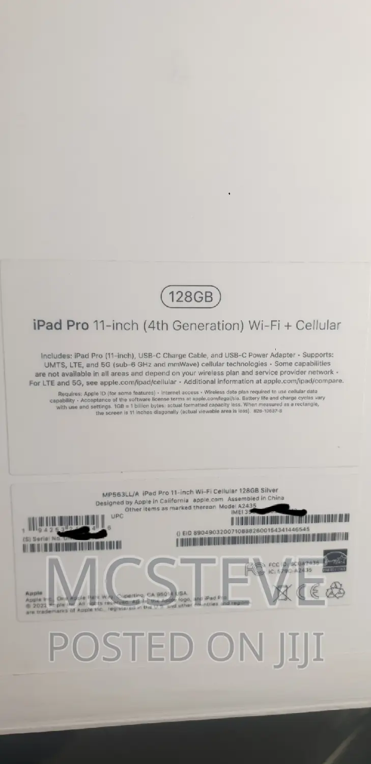 New Apple iPad Pro 11 (2022) 128 GB Gray