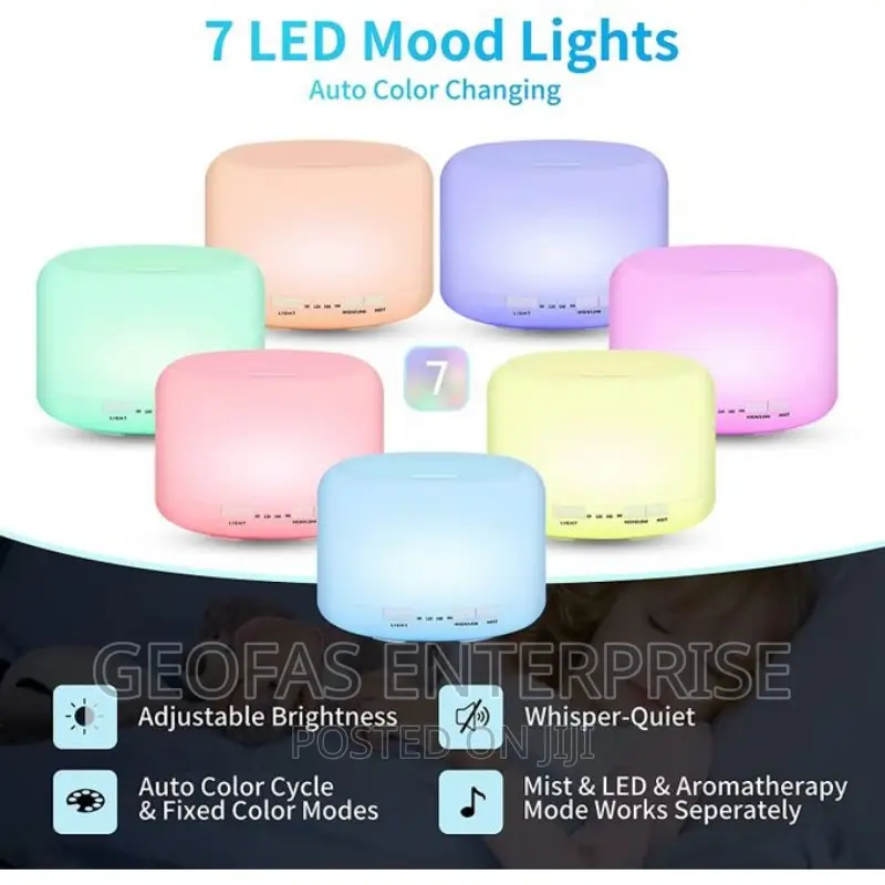 Aroma Air Humidifier Aroma Essential Oil Diffuser+BT Speaker