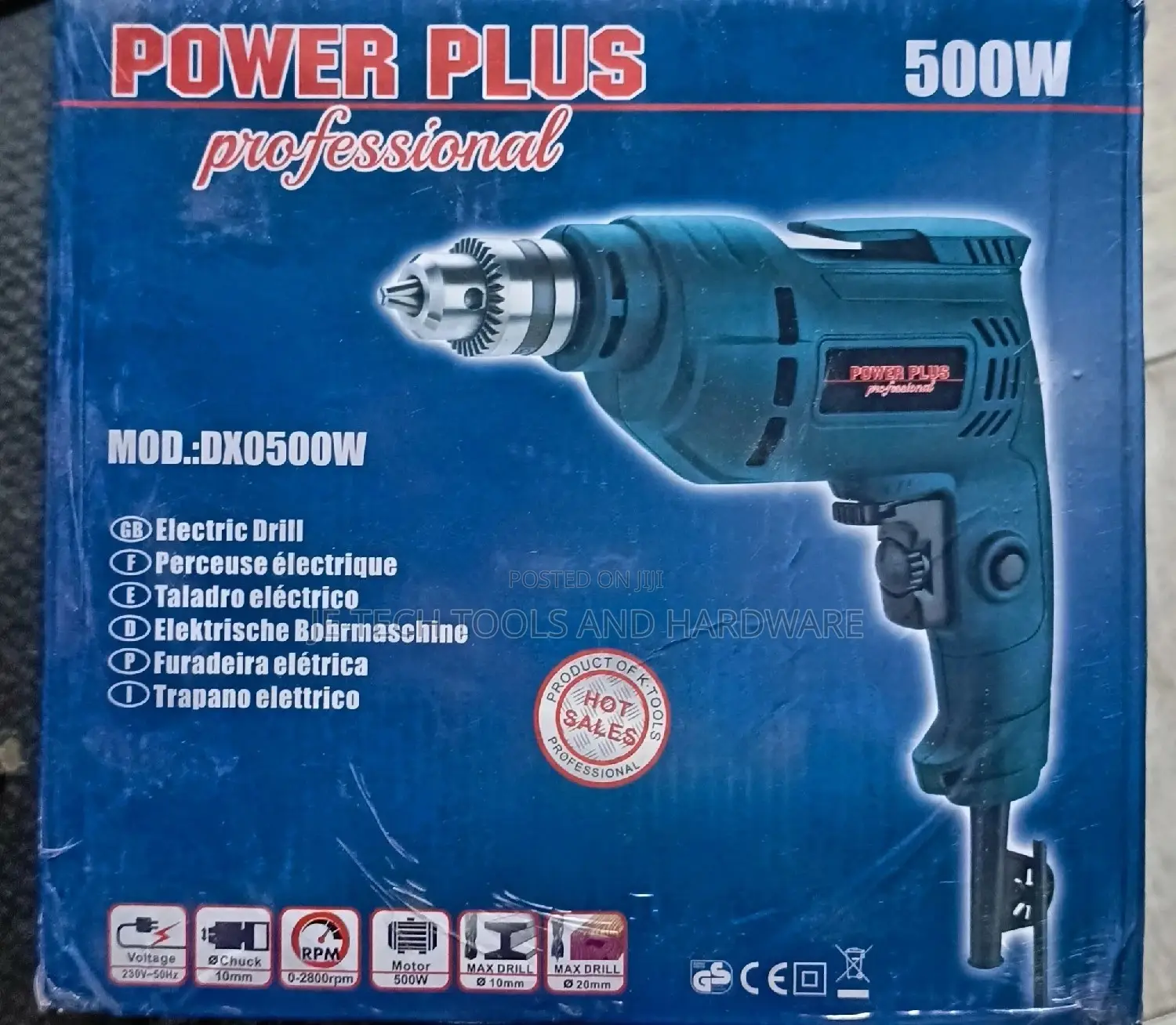 Power Plus Professional Electric Drill Machine 10mm