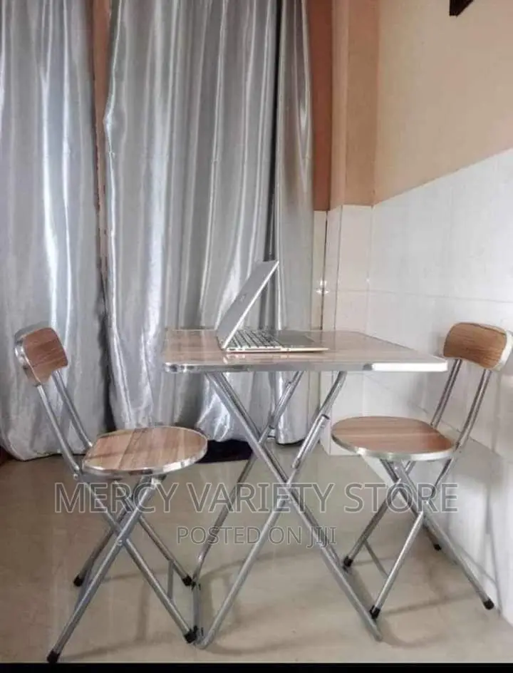 Foldable 2 Chairs and a Table Set