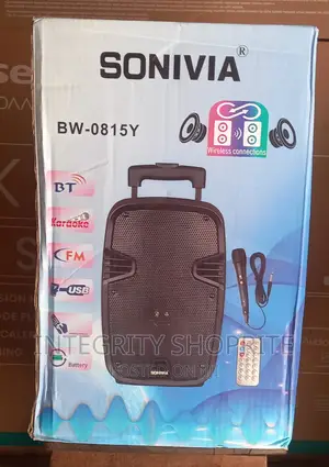 8 Inch Portable Rechargeable System +1MIC+Remote Control