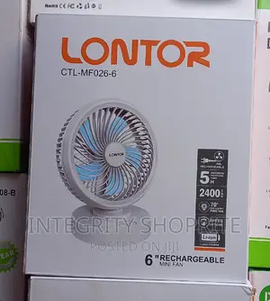 Lontor 6" Inches Portable Rotating Mini Fan