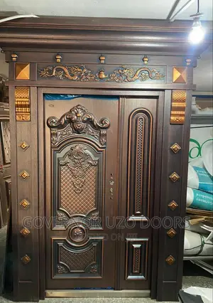 Copper Security Door With Arch