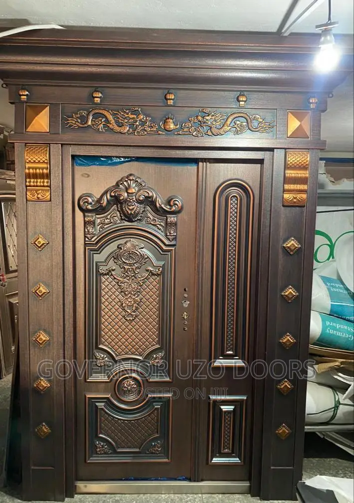 Copper Security Door With Arch