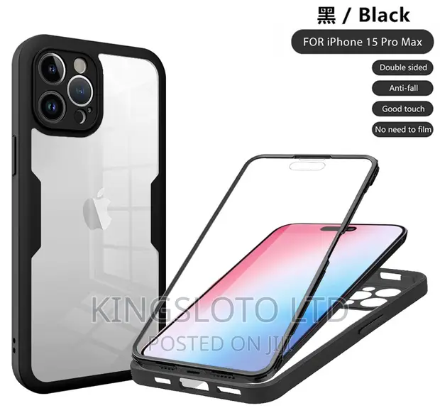 360 Front and Back Case for iPhone 12, 13,14,15 Pro Max in Ikeja