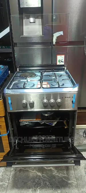 > Maxi 60/60cm 3 Gas and 1 Electric With Auto Ignition,Oven