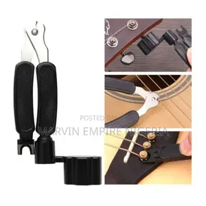 3 in 1 Guitar Peg Winder, Bridge Pin Puller String Cutter