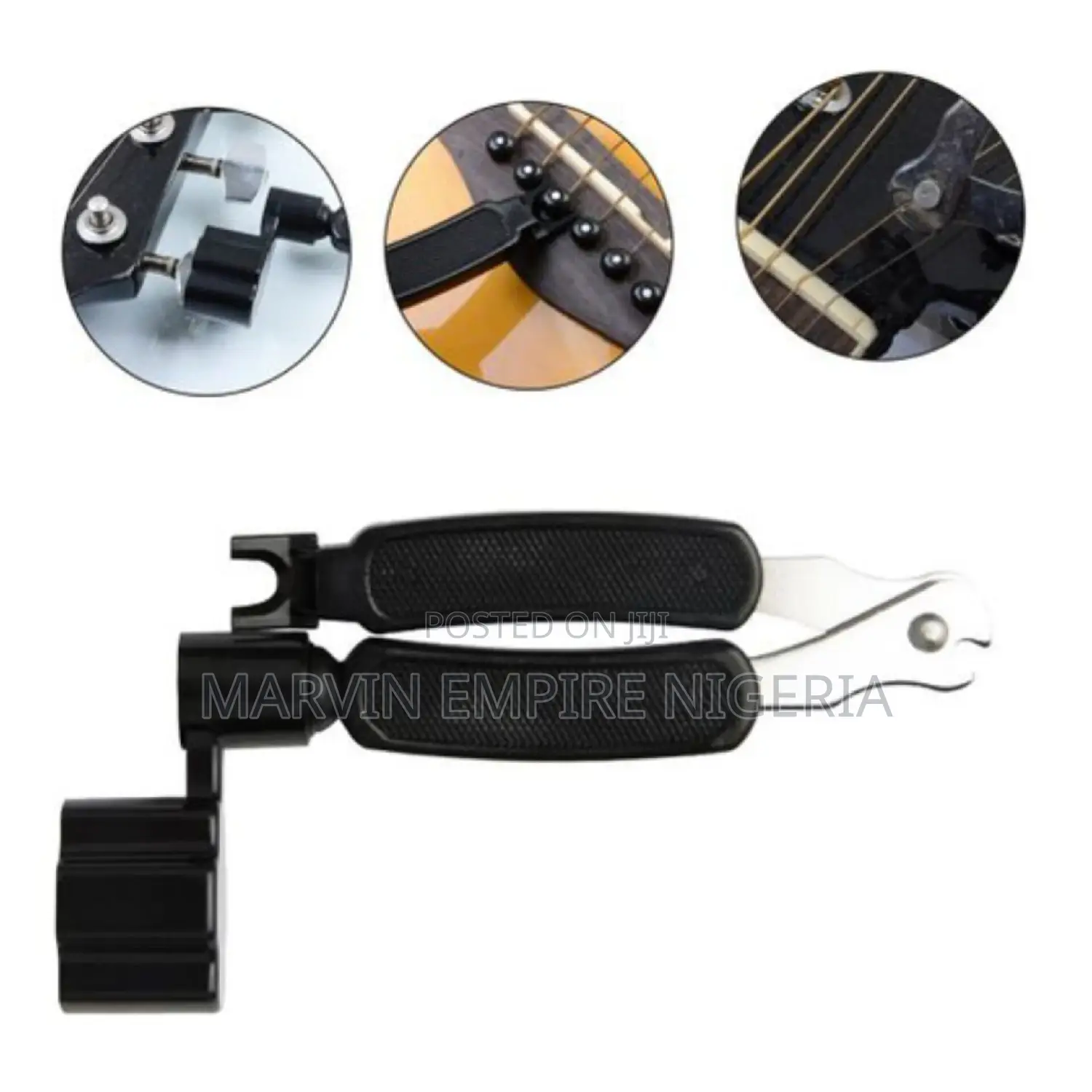 Guitar String Cutter, Bridge Pin Remover Peg Winder 3 in 1