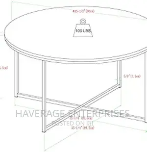 Marble Cora Round Coffee Table With X-Base,