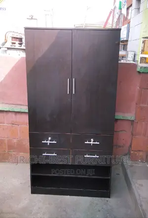 Quality 6ft by 3ft Two 2 Door HDF Wooden Wardrobe Drawers