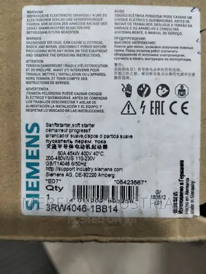 Siemens Softstarter 3rw4046-1bb14