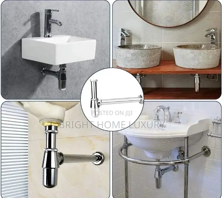 Chrome Round Bottle Trap