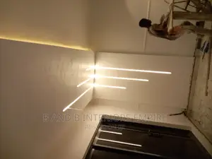 Wall Designed and Ceiling Design With Light