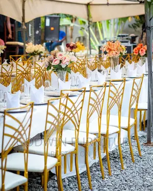 Photo - Gold Chameleon Party Chairs