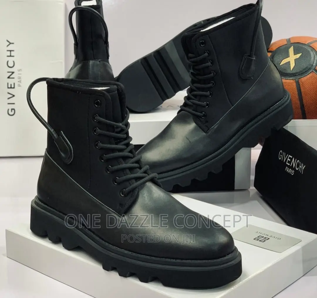 Givenchy Black Combat Boot