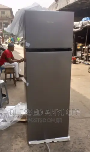 New Hisense (Ref-240dr)Double Door Fridge 240liter)Warranty
