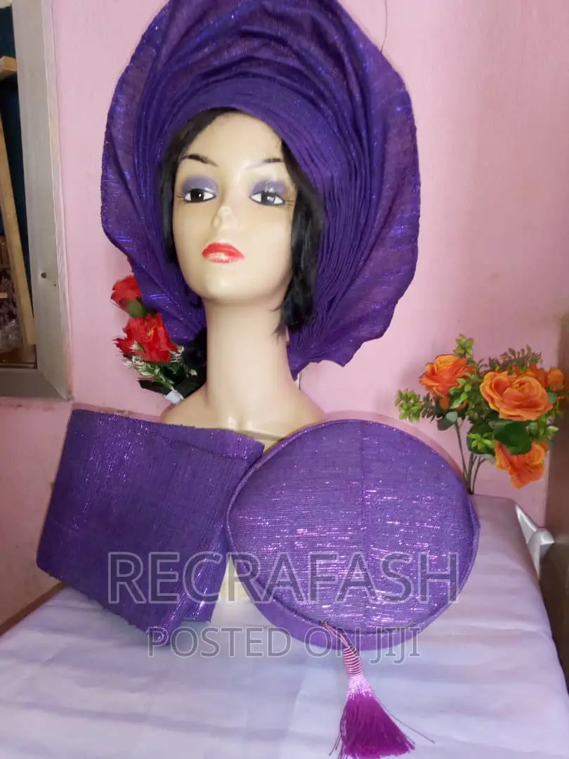 Aso-Oke Pre-Tied and Auto Gele