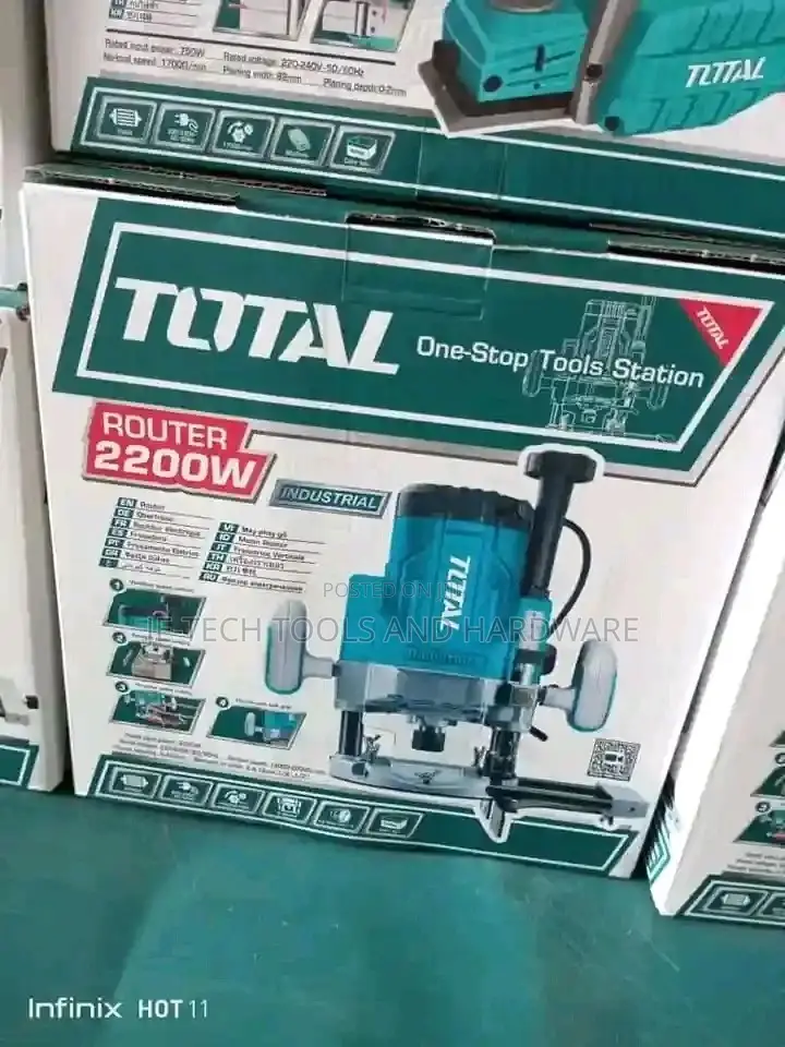 Total Heavyduty Router Machine - 2200w