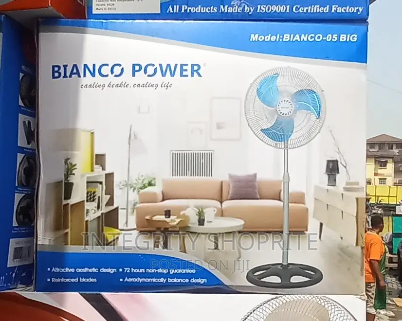 Bianco Power Standing Fan