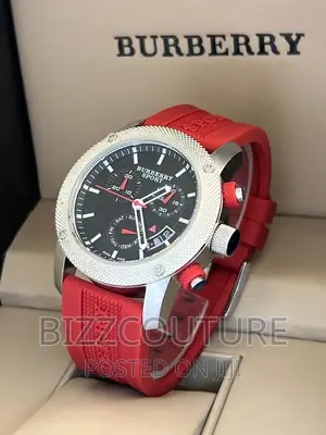 Original Burberry Rubber Strap Watch Available in Store