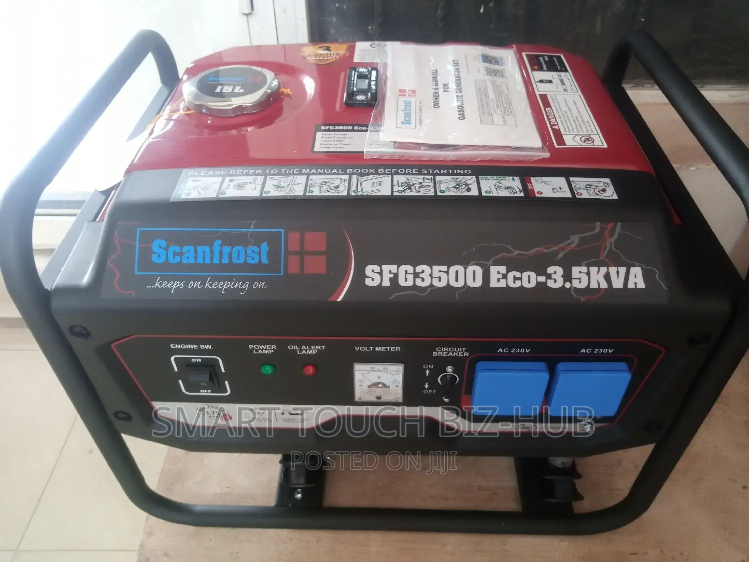 Scanfrost Generator SFG 3500 Eco 3.5 Kva/2.8kw % Copper