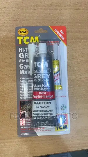 TCM Gasket GREY RTV High Temp Gasket Maker 3 Oz 85g
