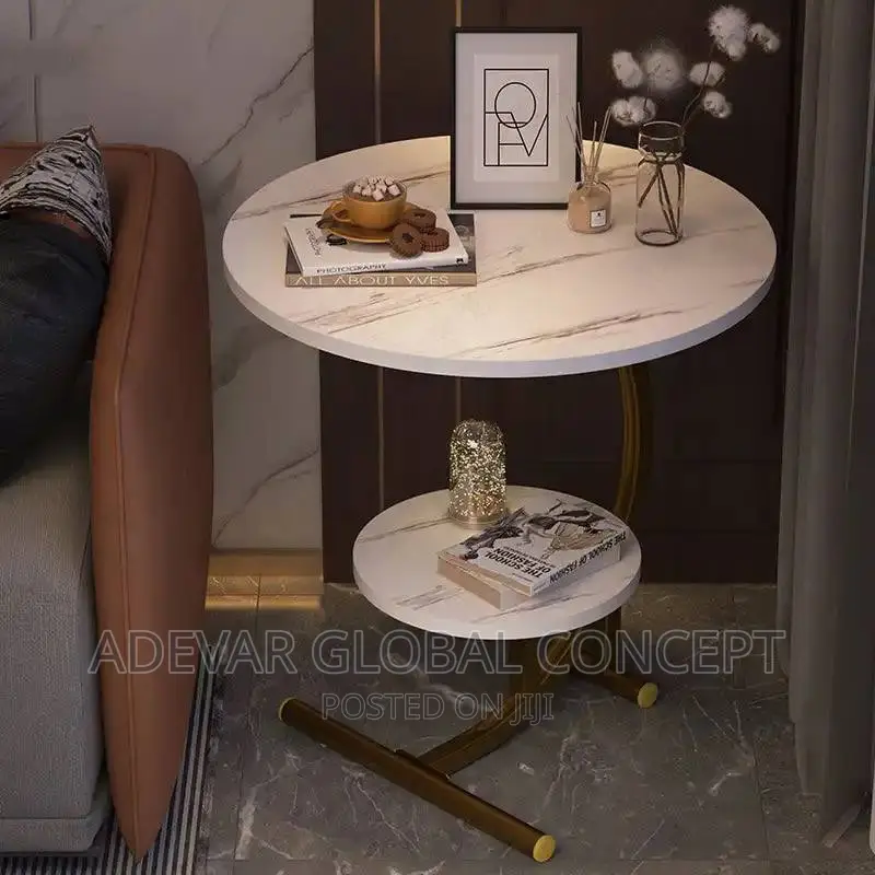 2 Steps Creative Small Side Table Modern Round Small Stool