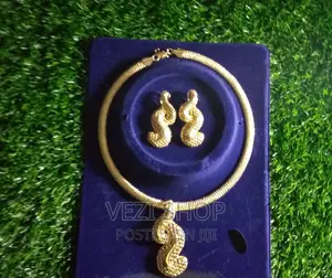 Gold Plated 2 Piece Necklace Set