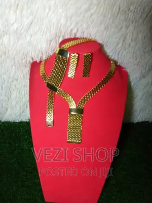Gold Plated 3 Piece Necklace Set