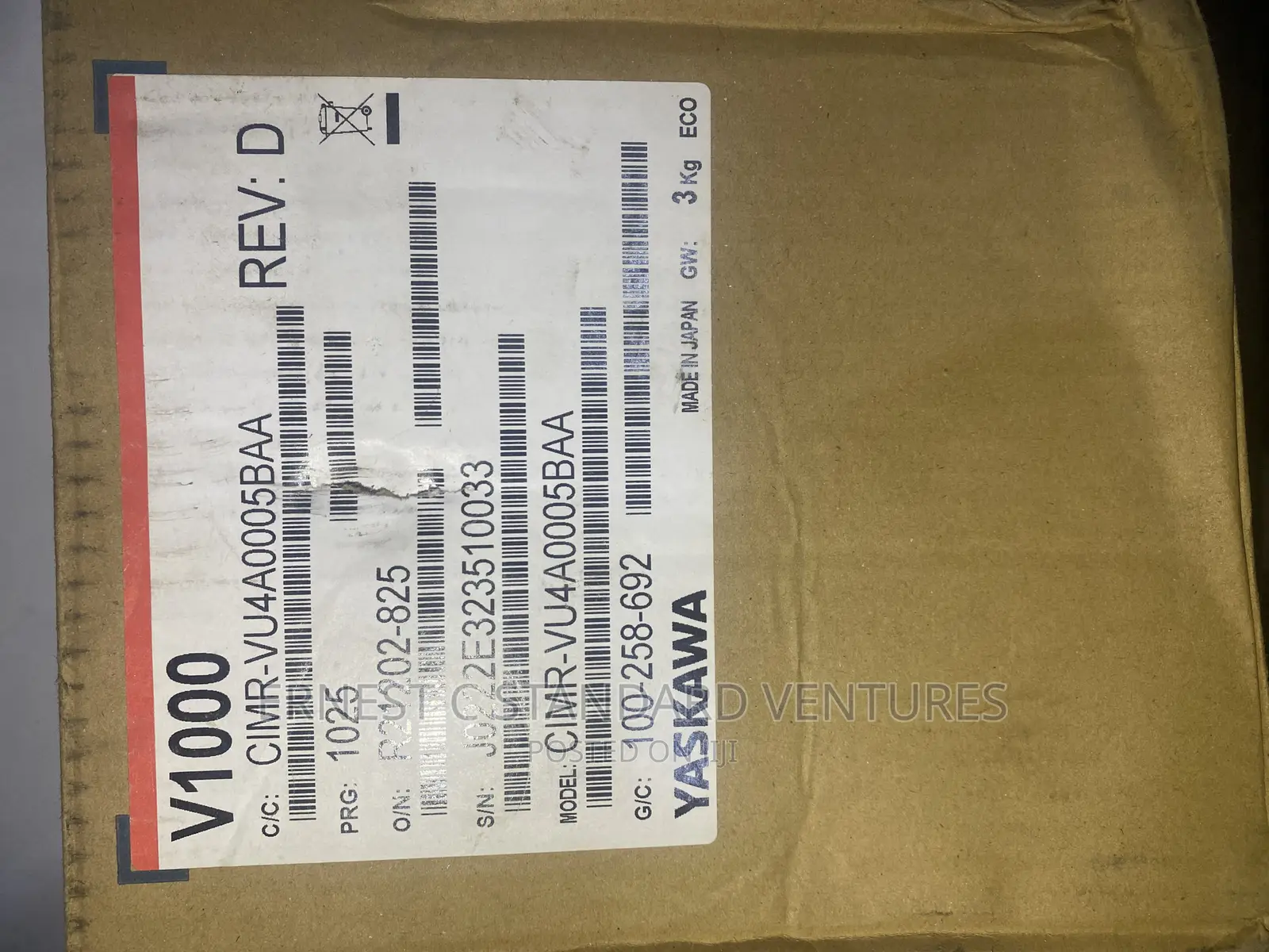 VFD 2.2kw/ 3hp Yaskawa
