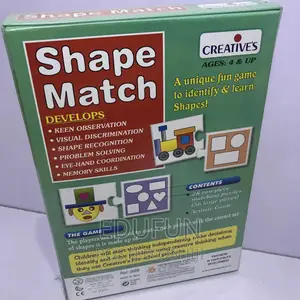 Shape Match Activities Puzzle for Kids