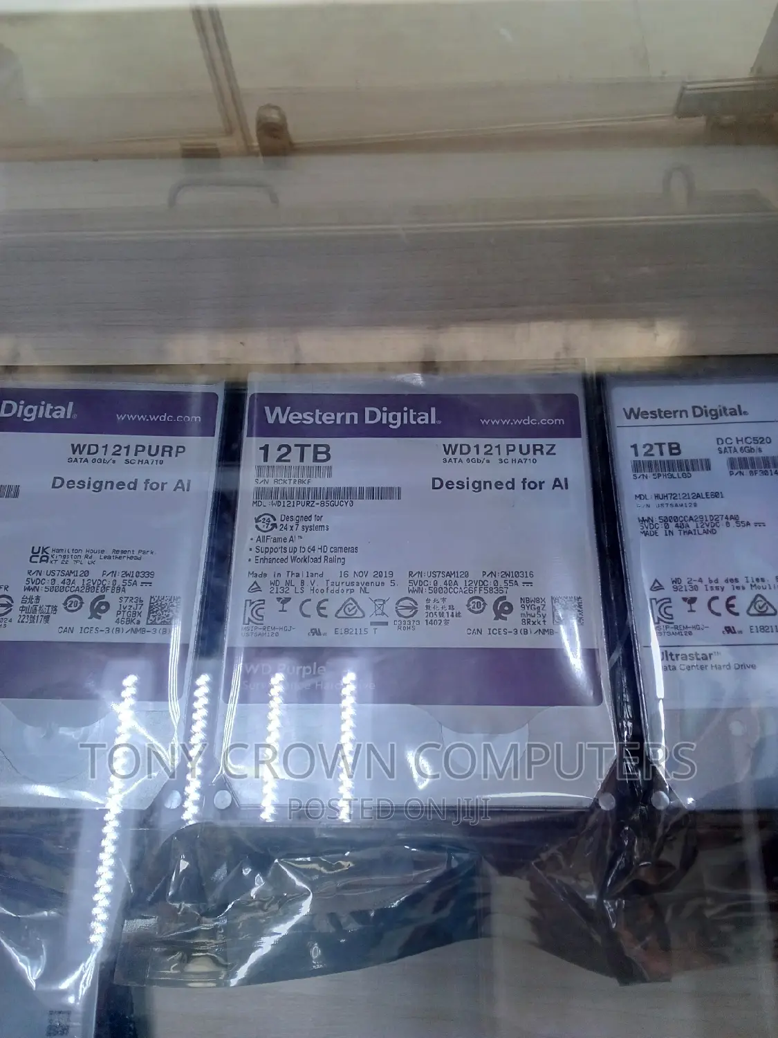 12tb Wd Purple Internal Destop HDD